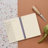 Canvas Recipe Notebook - A5 173 Pages Made in Paris