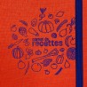 Carnet de Recettes Couverture Tissu - A5 173 Pages - Fabriqué à Paris