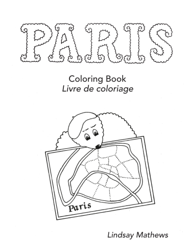 Cahier de Coloriage Paris Imprimé en France