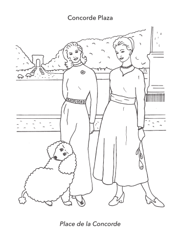 Paris Sports Coloring Book Made In France