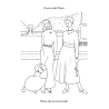 Paris Sports Coloring Book Made In France