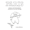 Paris Activity and Coloring Book Printed in France