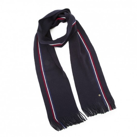 Navy Blue Scarf Made in France