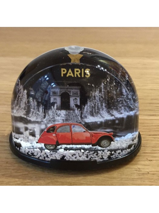 Champs Elysées by 2CV Snow Globe Made in France
