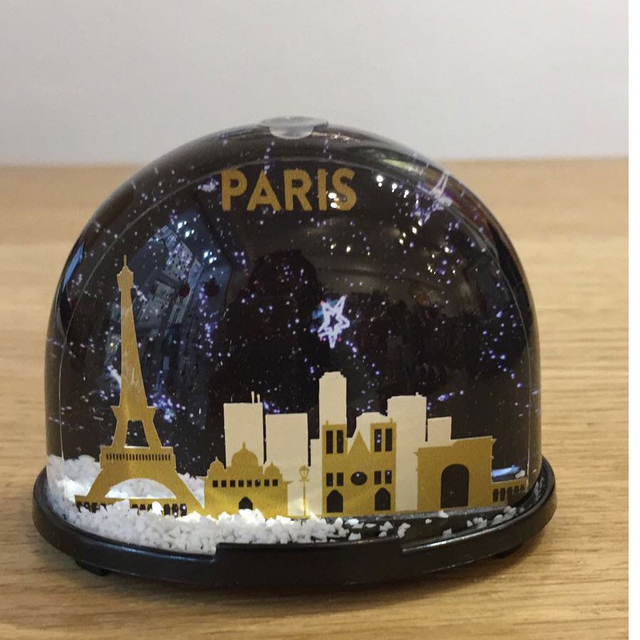 Paris Monument Snow Globe