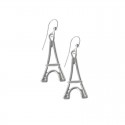 Silver plated Earring Small Eiffel Tower
