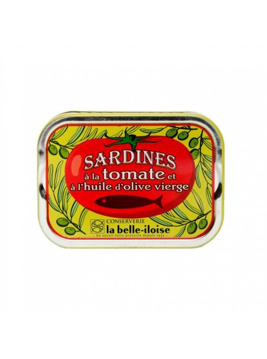 Sardines à la Tomate et à l'Huile d'Olive Vierge 