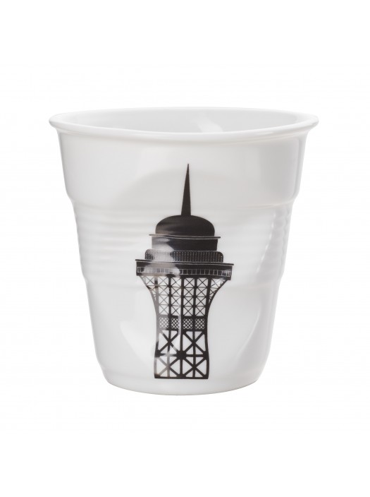 Gobelet Froissé Porcelaine Revol Eiffel Tower 18 cl Gobelet Froissé Porcelaine Revol Eiffel Tower 18 cl