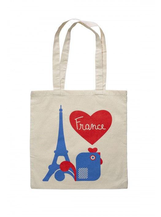 Tote Bag Cocorico 100 Coton Made in France